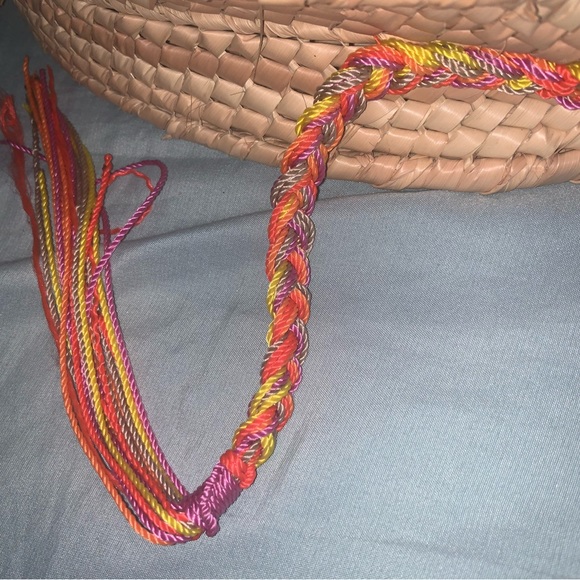 MEXICAN HANDMADE STRAW BEACH PURSE FROM PUERTO VALLARTA - Picture 4 of 6